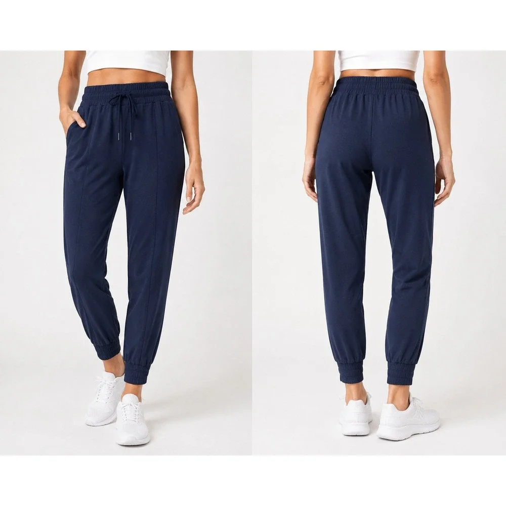 ZYIA Active Perfection Joggers Womens XS Navy Blue Drawstring Athletic Pants